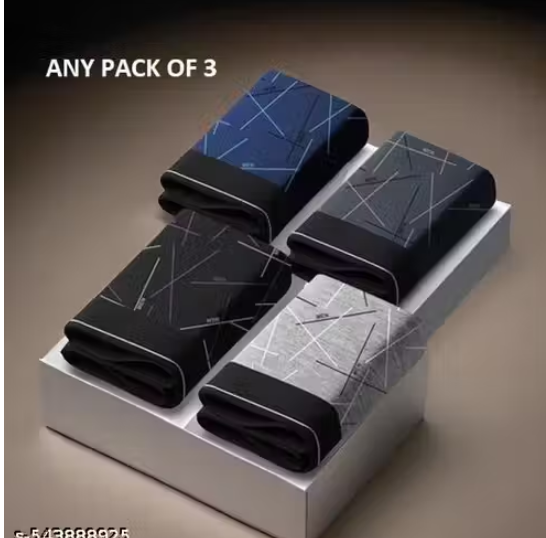 Step up your innerwear game with our premium Geometric Print Boxer