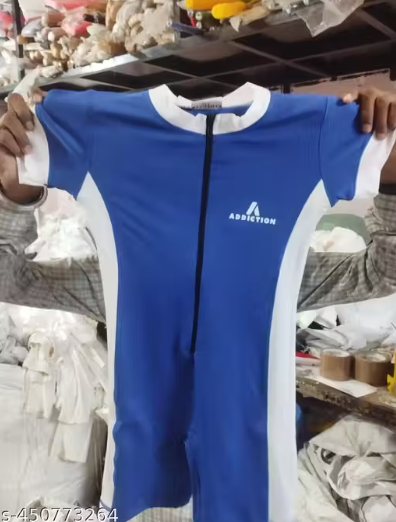 Swimming Costume Skating Cycling Multi Purpose One Piece Unisex Dress Swimsuit Swimwear For Girls And Boys, Kids & Adults -Green