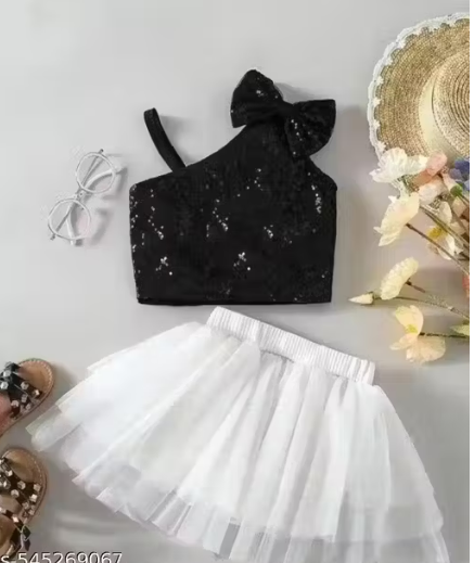 Princess Elegant Girls Top & Bottom Sets