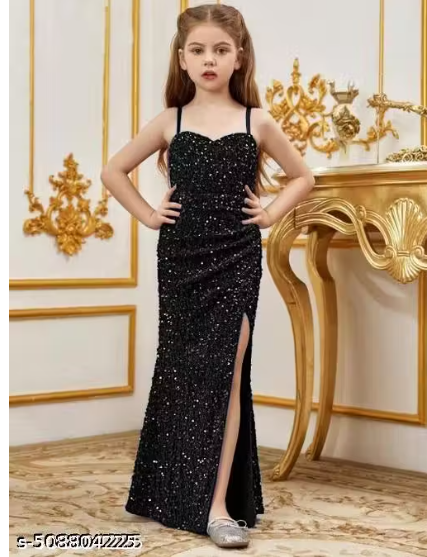 Tween Girl Mermaid Hem Sequin Cami Dress