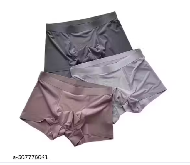 Anti Bacterial Micromodal Solid Underwear for Men | Combo Airsoft Brief | Breathable Inner for Men | Sweatproof Underwear (pack of 3)